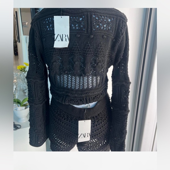 ZARA Knit Shorts - Picture 2 of 2